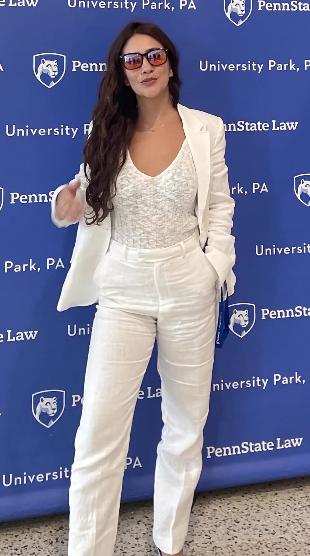Attorney Daniella Hernández at Penn State Law, University Park, Pennsylvania.